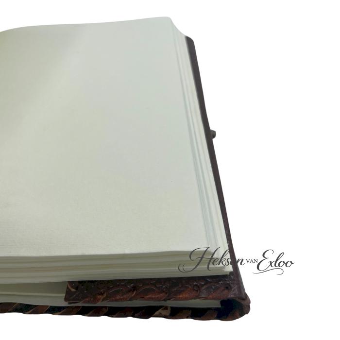 Esoterisch Notitieboek - Pentagram - Antiek Grijsbruin - Afbeelding 4