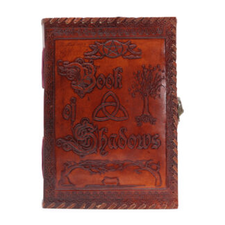 Groot Book Of Shadows - Grimoire - Donkerbruin
