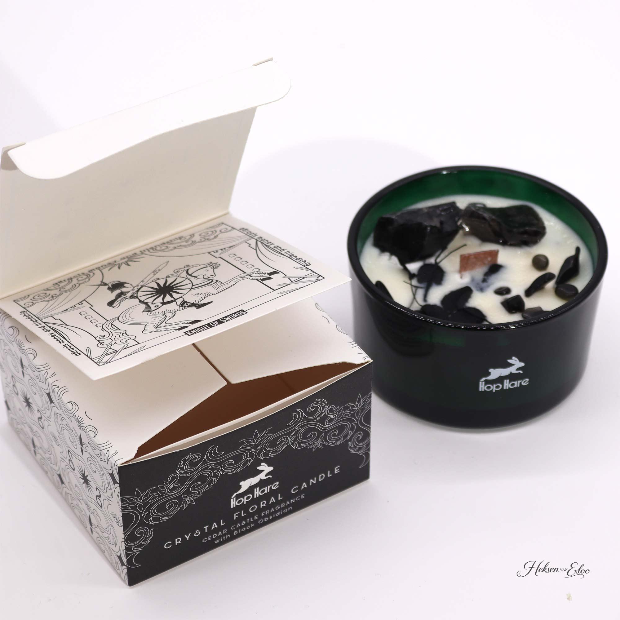 Kristallen Bloemenkaars Tarot - Ridder Zwaarden - Afbeelding 2