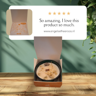 Kristallen Bloemenkaars Tarot - De Leeuw