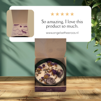 Kristallen Bloemenkaars Tarot - de Maan